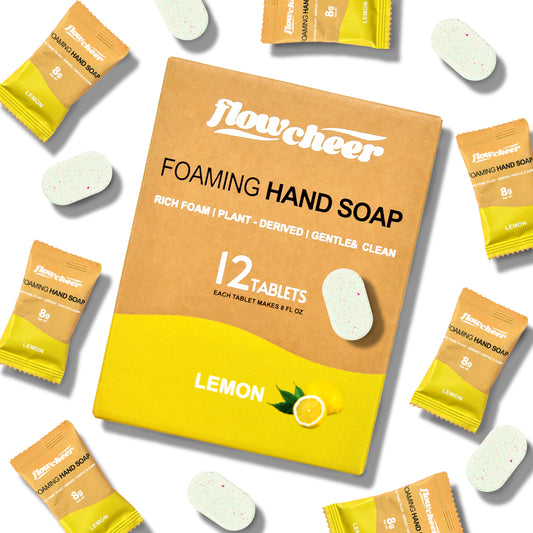 Foaming Hand Soap Refill 12 Tablets - Lemon Fragrance