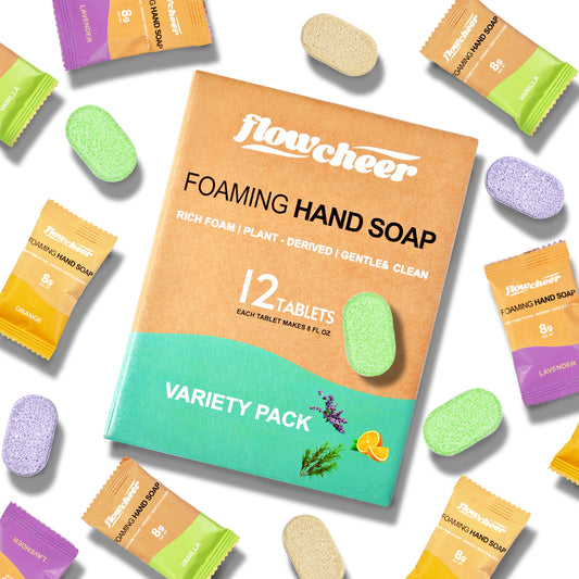 Foaming Hand Soap Refill 12 Tablets - (Lavender, Orange, Vanilla)